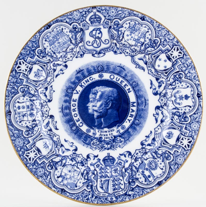 Plate George V and Queen Mary c1911